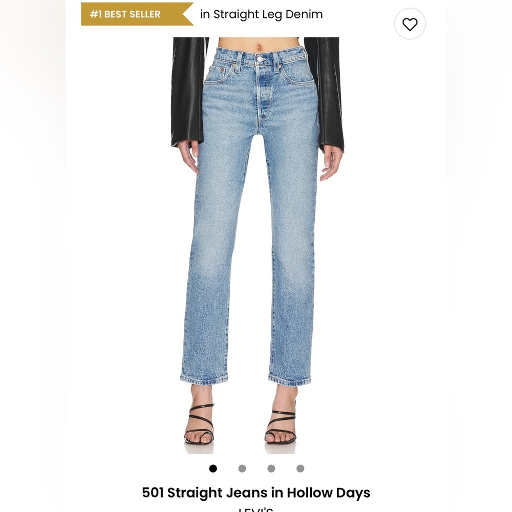 Levi’s 501 Straight Jeans Worn Once